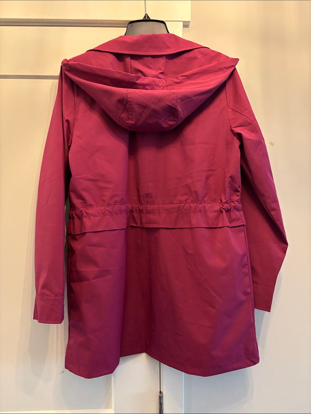 Vince Camuto Women's Raspberry Zip-Front Trench Coat - Picture 6 of 6